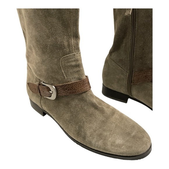 Franco Sarto L-Tech Taupe Suede Tall Knee High Flat
Boots Sz 8 1/2 M - Picture 3 of 15